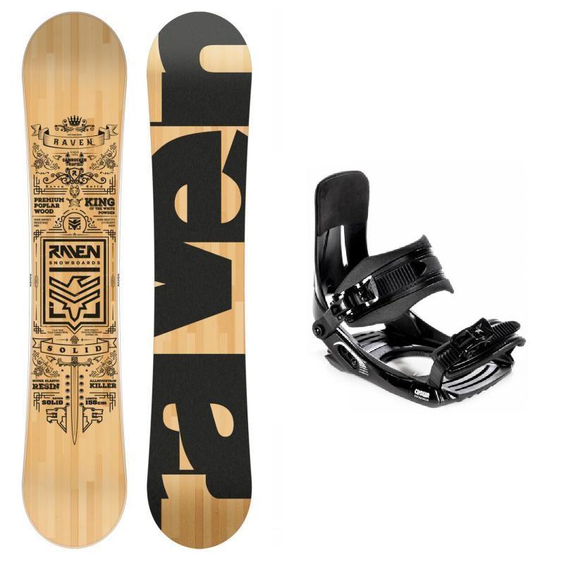 Raven Solid classic snowboard + Croxer MP180 vázání Raven