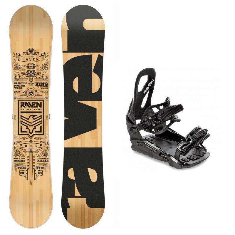 Raven Solid classic snowboard + Raven S230 Black vázání Raven