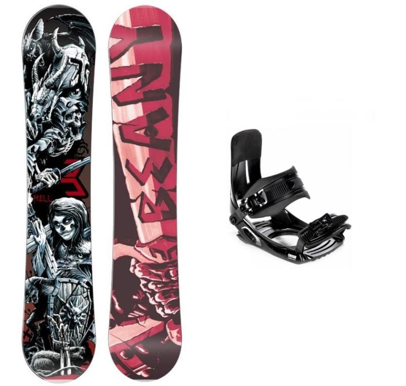 Beany Hell juniorský snowboard + Croxer MP180 vázání Beany