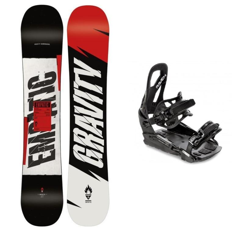 Gravity Empatic snowboard + Raven S230 Black vázání Gravity