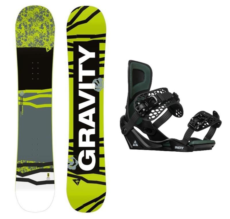 Gravity Madball 23/24 pánský snowboard + Gravity Indy black/moss vázání + sleva 500