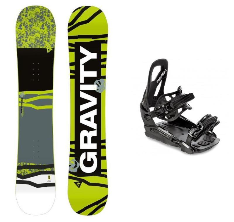 Gravity Madball 23/24 pánský snowboard + Raven S230 Black vázání Gravity