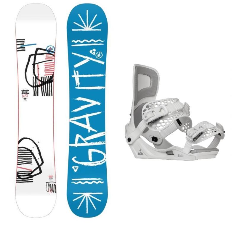 Gravity Mist 23/24 dámský snowboard + Gravity Rise white vázání + sleva 500