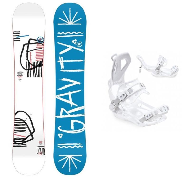 Gravity Mist 23/24 dámský snowboard + Raven FT360 white vázání Gravity