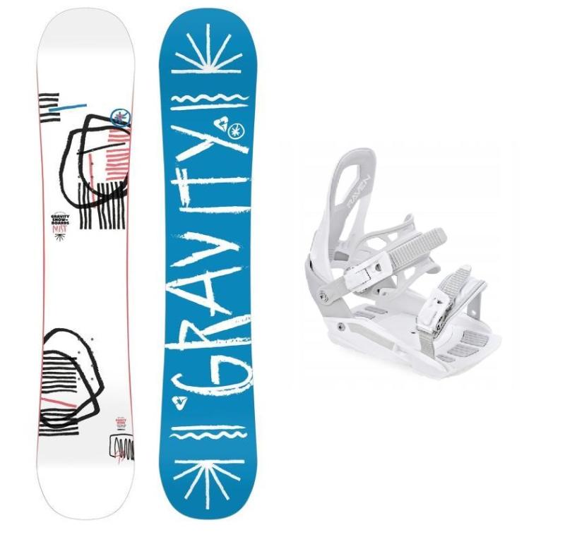 Gravity Mist 23/24 dámský snowboard + Raven S230 White vázání Gravity