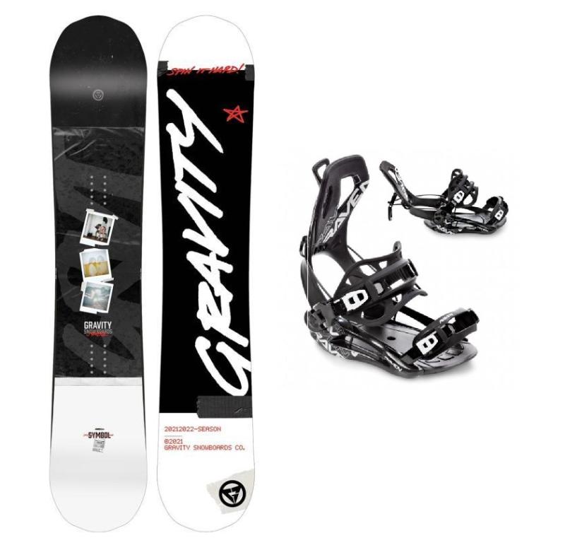 Gravity Symbol pánský snowboard + Raven FT360 black vázání Gravity