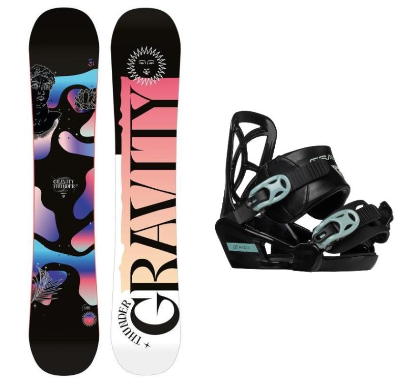 Gravity Thunder jr 23/24 juniorský snowboard + Gravity Cosmo vázání Gravity