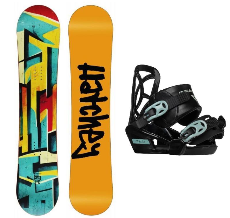 Hatchey City juniorský snowboard + Gravity Cosmo vázání Hatchey