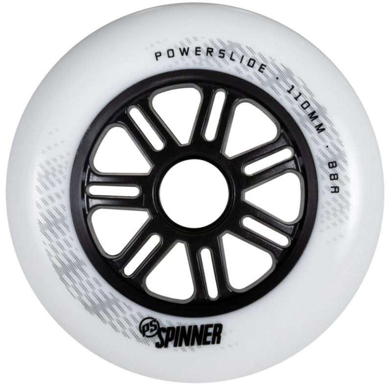 Powerslide Kolečka Spinner White (3ks) Powerslide