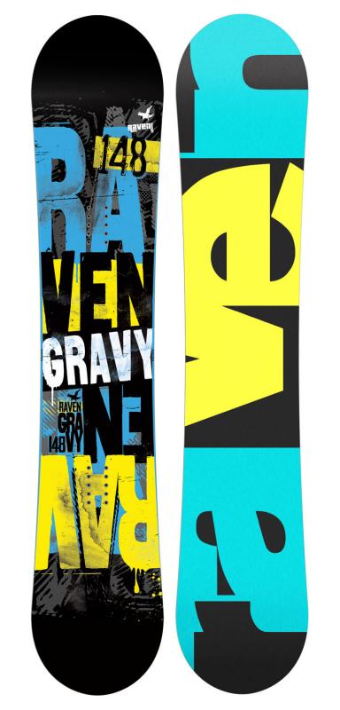 Raven Gravy junior snowboard Raven