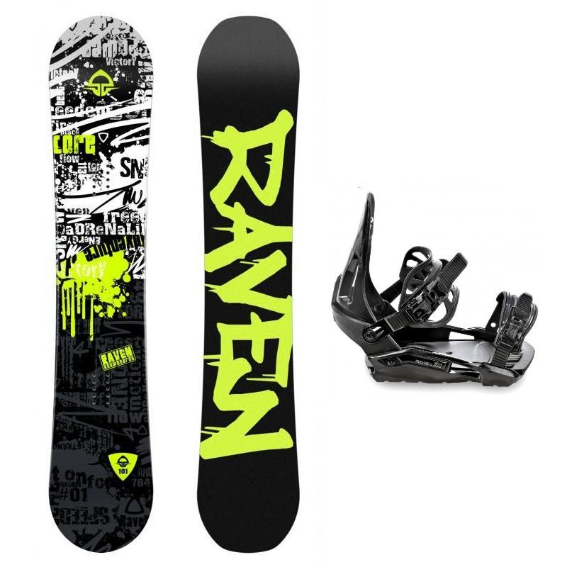 Raven Core Junior CAP dětský snowboard + Raven S230 Black vázání Raven