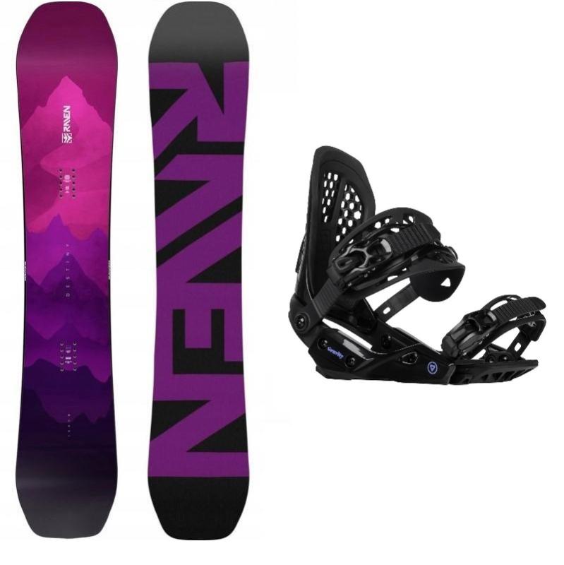 Raven Destiny dámský snowboard + Gravity G2 Lady black vázání Raven