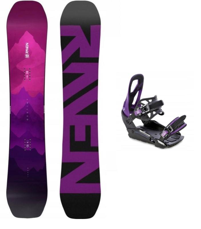 Raven Destiny dámský snowboard + Raven S230 Black/violet vázání Raven