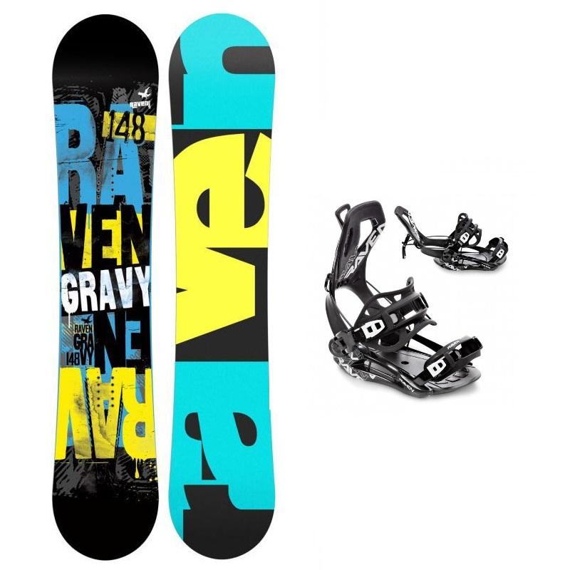 Raven Gravy junior snowboard + Raven FT360 black snowboardové vázání Raven