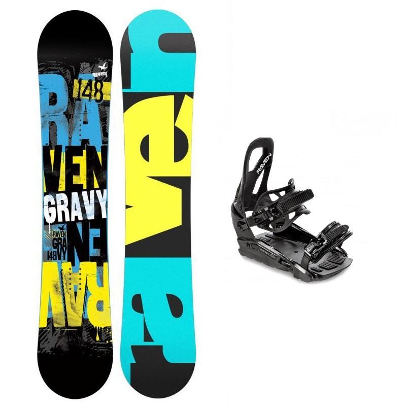 Raven Gravy junior snowboard + Raven S230 Black vázání Raven