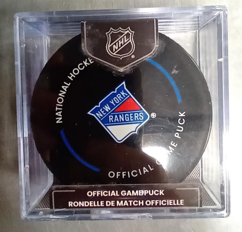 InGlasCo Fanouškovský puk NHL Official Game Puck (1ks) - PRASKLÝ OBAL InGlasCo